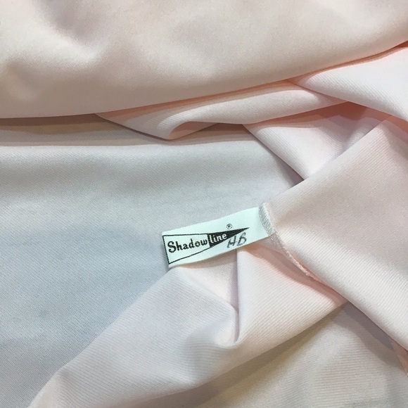 Shadowline Vtg. Pink Button Front Nightgown - Picture 6 of 7